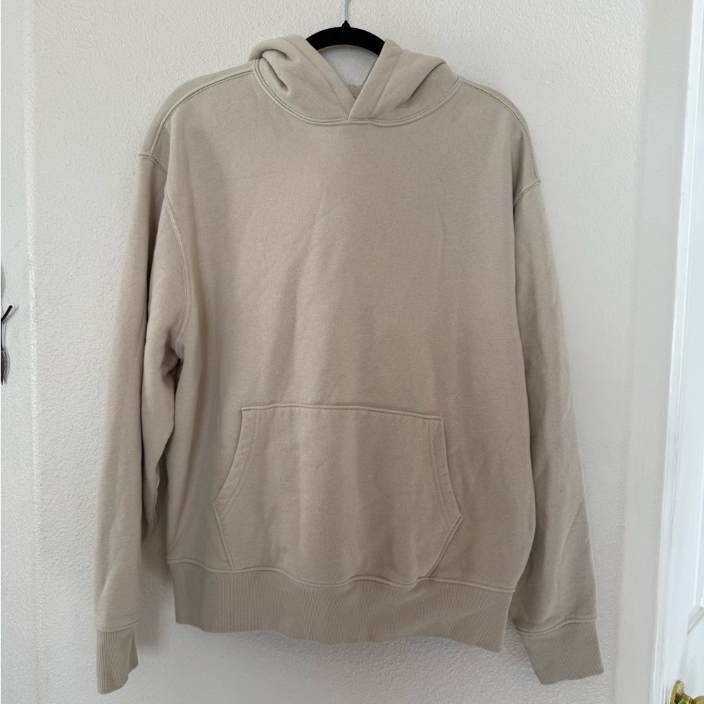Old Navy Men's Beige Hoodie Size Large